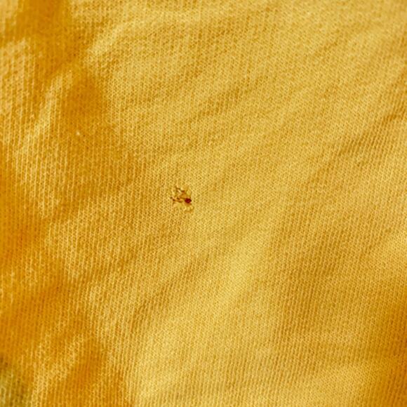 UO Urban Outfitters BDG MALONE Contrast Stitch Hoodie YELLOW Men's Small - Picture 3 of 6